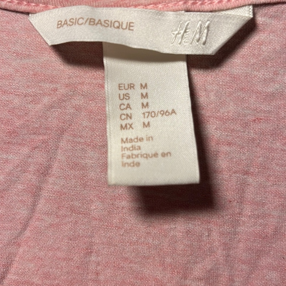 H&M Basic Baby Pink Tank Tank Top - Picture 2 of 3
